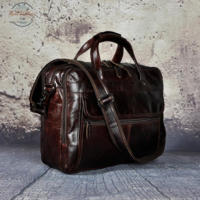 Leather Business Briefcase Bags