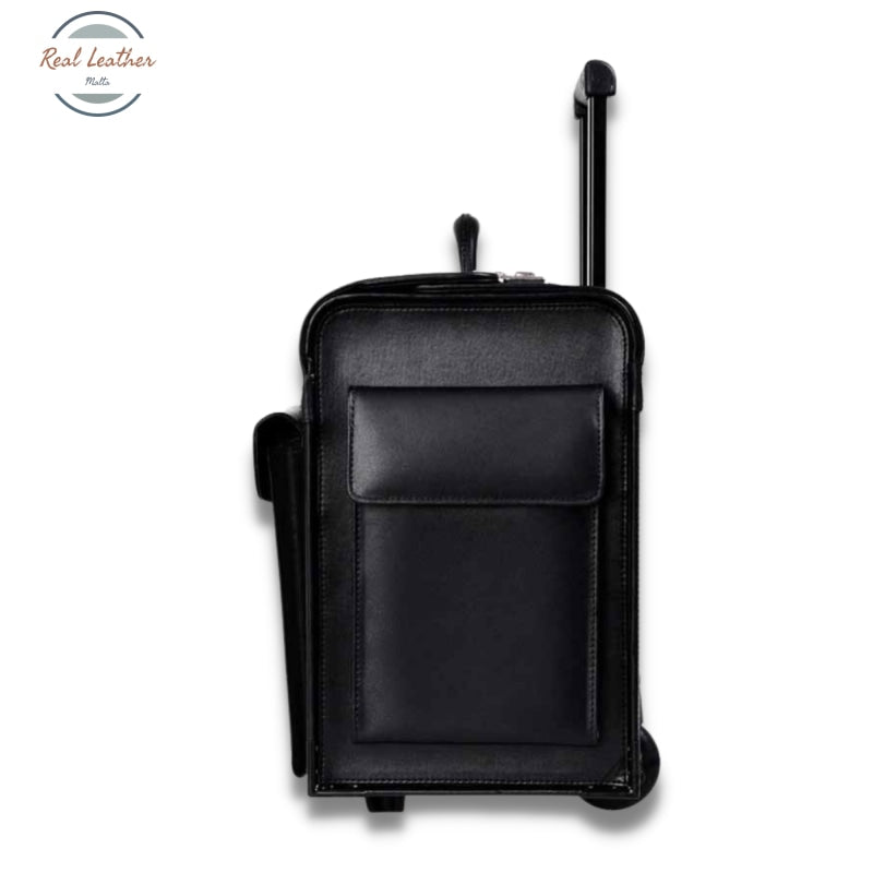 Genuine Leather Luggage Flight Suitcase