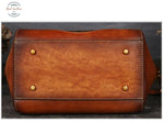 Genuine Leather Mandala Design Vintage Handbag