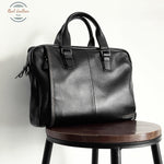 Genuine Leather Mens Briefcase / Laptop Bag
