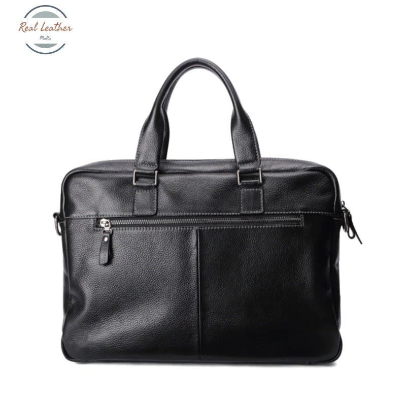 Genuine Leather Mens Briefcase / Laptop Bag