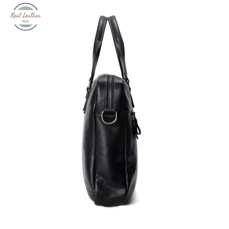 Genuine Leather Mens Briefcase / Laptop Bag