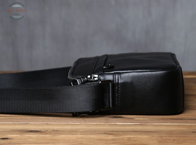 Genuine Leather Mens Casual Messenger Bag Bags