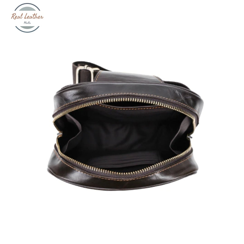 Genuine Leather Mens Casual Sling/Chest Bag Belt Bags