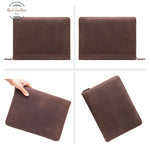 Genuine Leather Mens Clutch Bags For Document A4