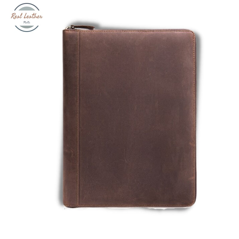 Genuine Leather Mens Clutch Bags For Document A4