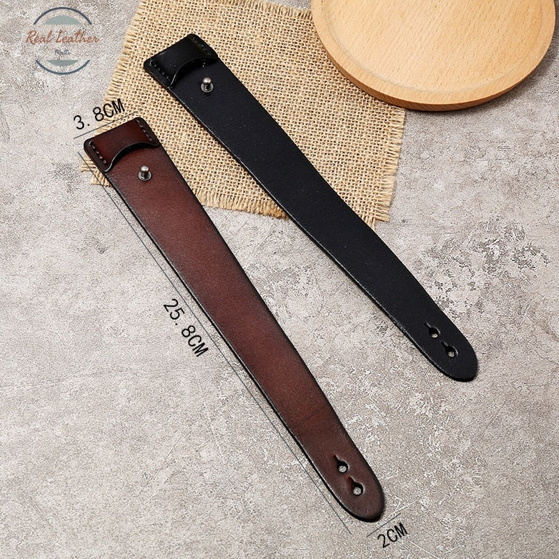 Genuine Leather Mens Cuff Wrist Band Bracelets