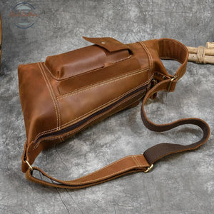 Genuine Leather Mens Stylish Crossbody Bag