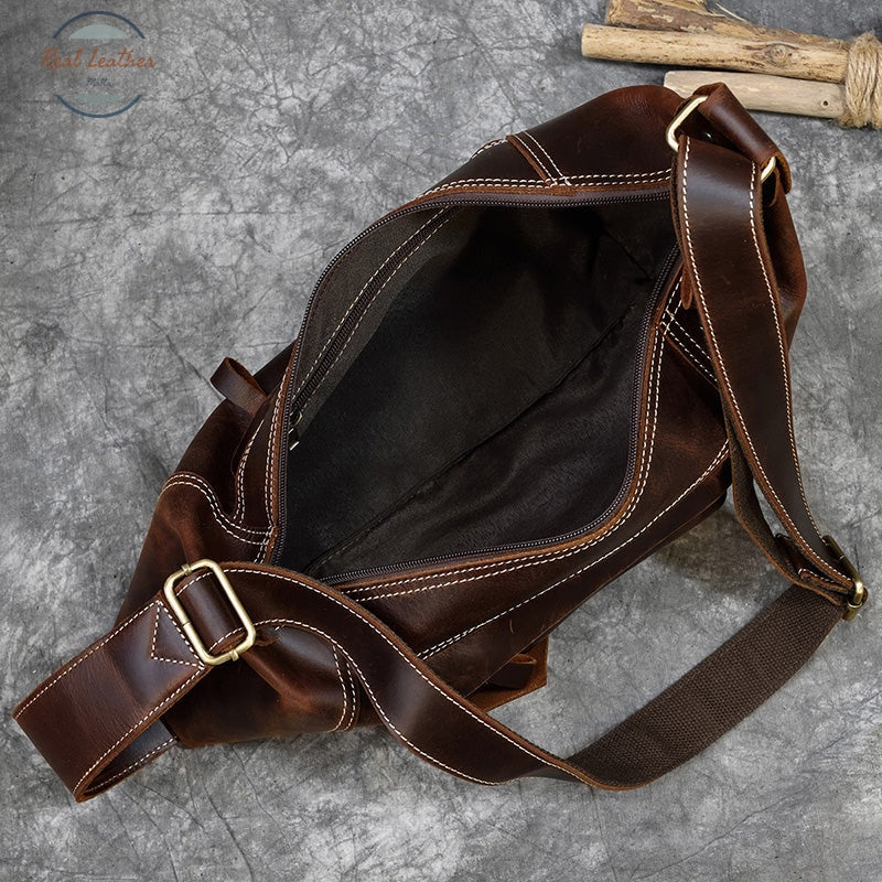 Genuine Leather Mens Stylish Crossbody Bag