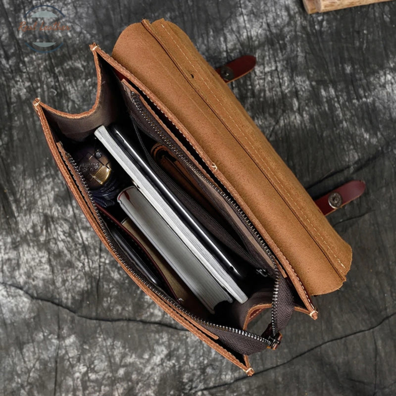 Genuine Leather Minimalist Ladies Backpack