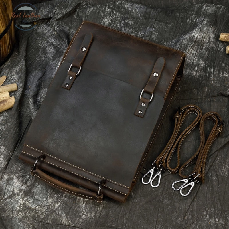 Genuine Leather Minimalist Ladies Backpack
