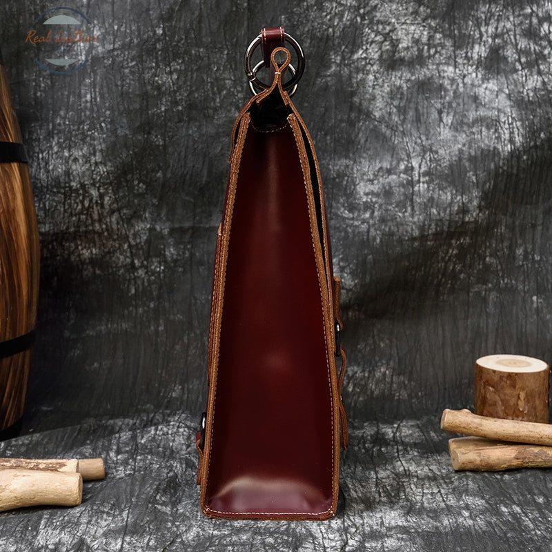 Genuine Leather Minimalist Ladies Backpack