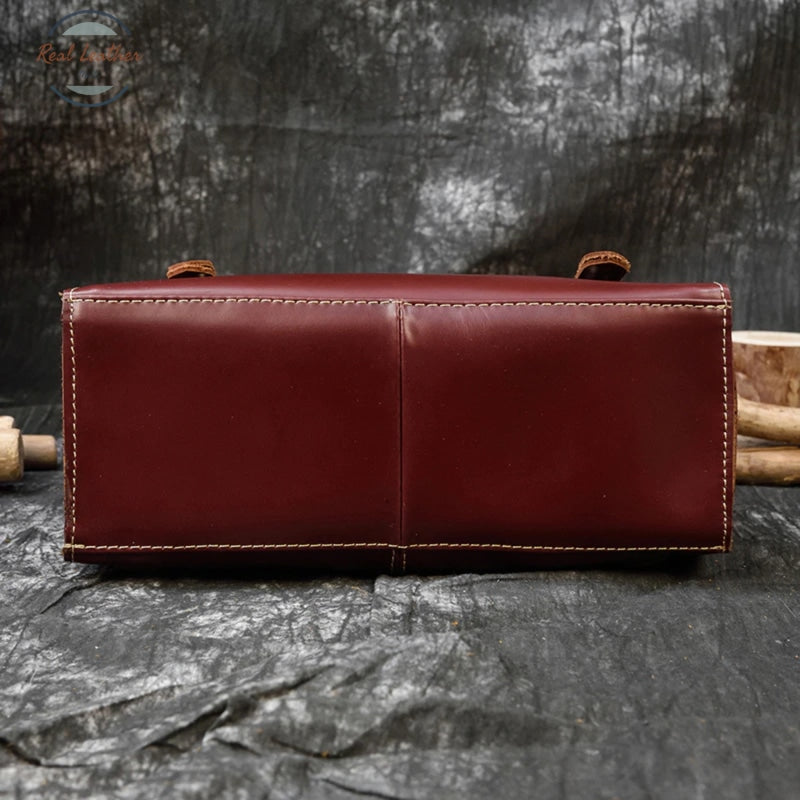 Genuine Leather Minimalist Ladies Backpack