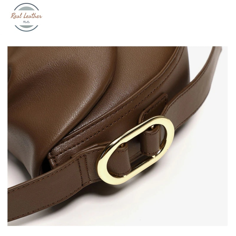 Genuine Leather Minimalist Shoulder Bag Bags