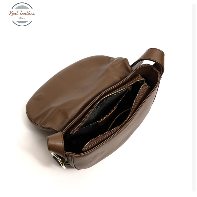 Genuine Leather Minimalist Shoulder Bag Bags