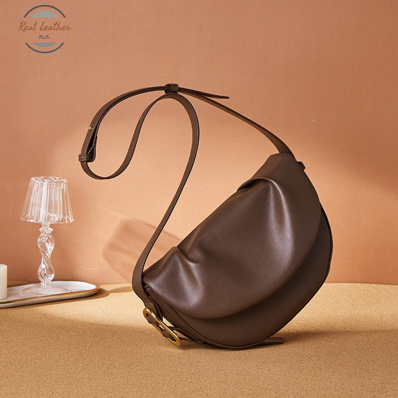 Genuine Leather Minimalist Shoulder Bag Bags