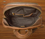 Genuine Leather Multi-Pocket Travel Backpack Backpacks