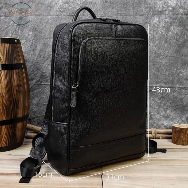 Genuine Leather Multifunction Travel Backpack