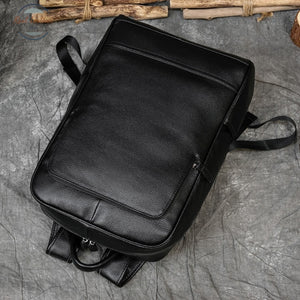 Genuine Leather Multifunction Travel Backpack