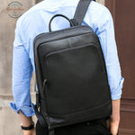 Genuine Leather Multifunction Travel Backpack