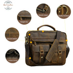 Genuine Leather Old Fashion Messenger Bag Bags