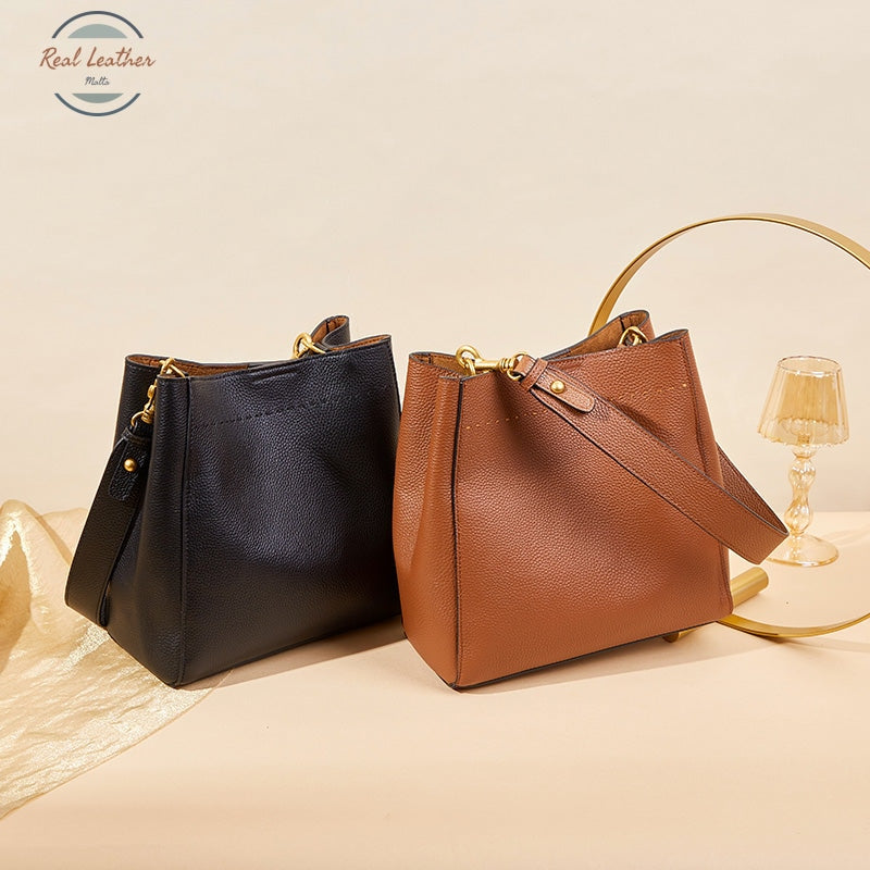 Genuine Leather Outdoor Tote Bag