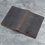 Genuine Leather Passport Cover For Spain