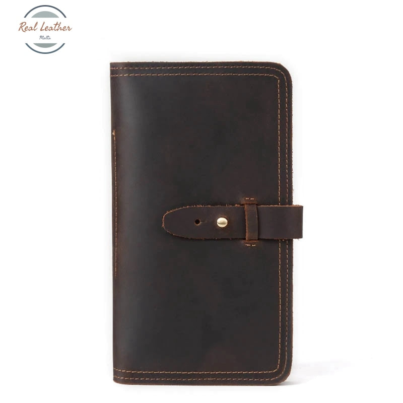 Genuine Leather Passport Holder / Long Wallet