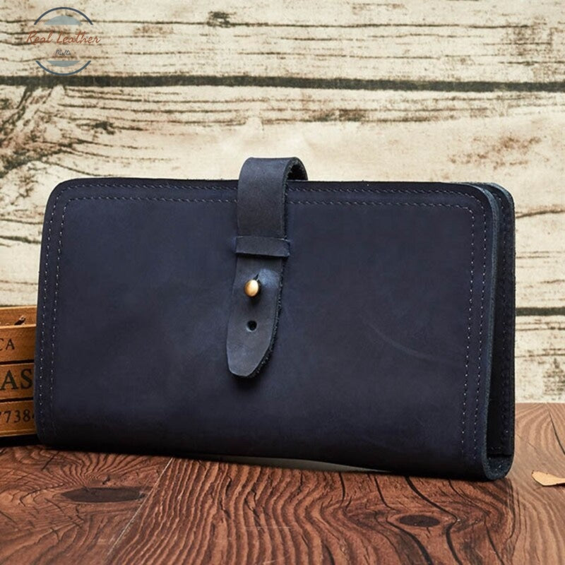 Genuine Leather Passport Holder / Long Wallet