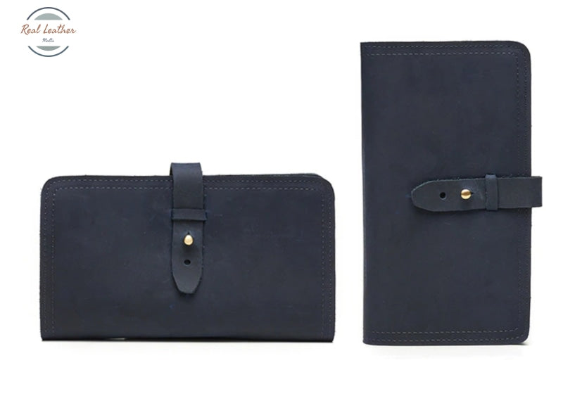 Genuine Leather Passport Holder / Long Wallet