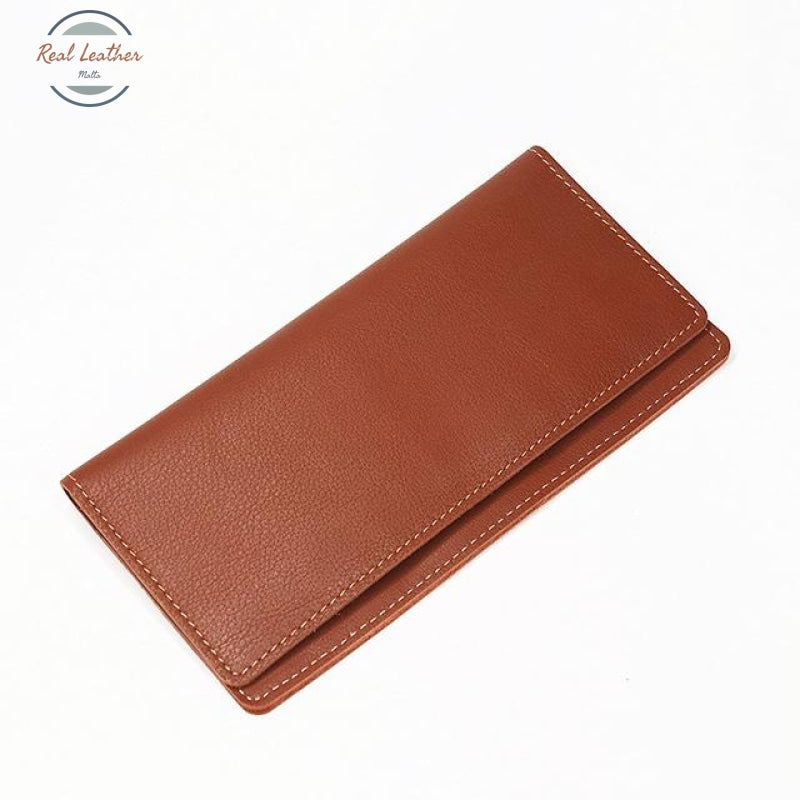 Genuine Leather Phone Holder Red Brown Wallets