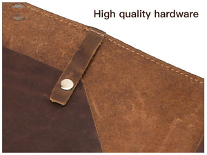 Genuine Leather Portfolio And Tablet Case