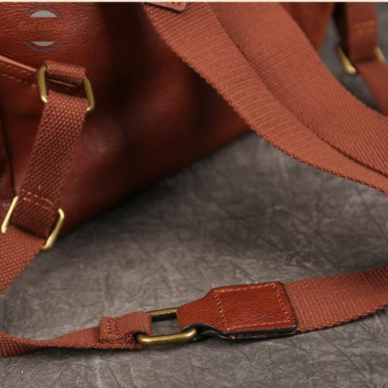 Genuine Leather Retro Ladies Backpack