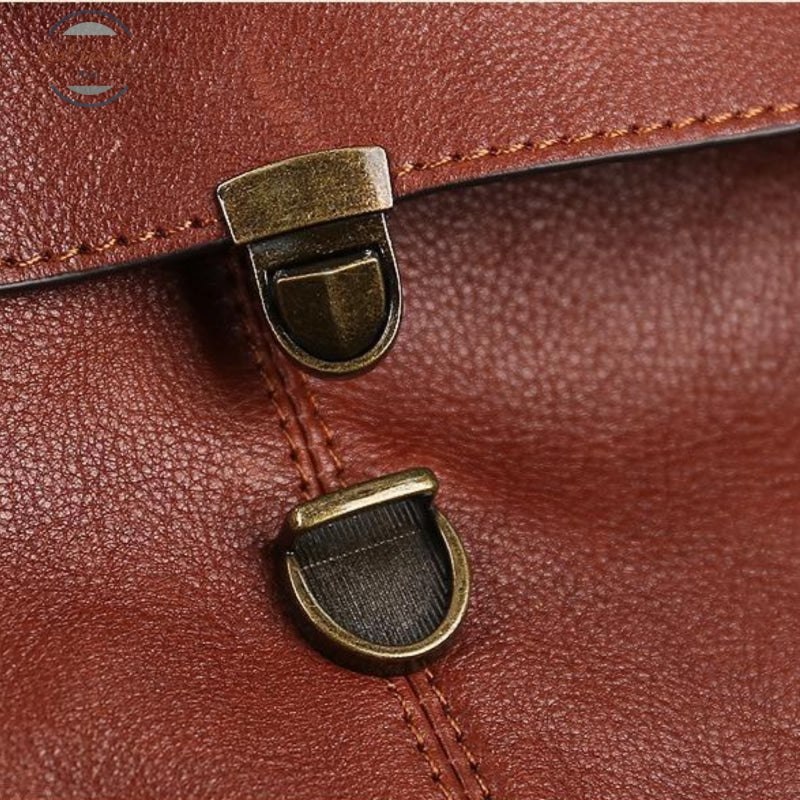 Genuine Leather Retro Ladies Backpack