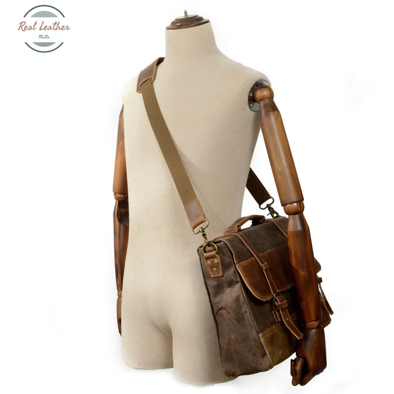 Genuine Leather Retro Messenger Bag Bags