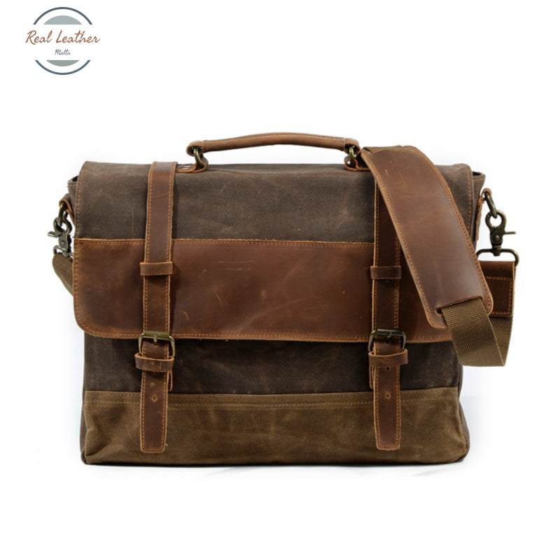 Genuine Leather Retro Messenger Bag Bags