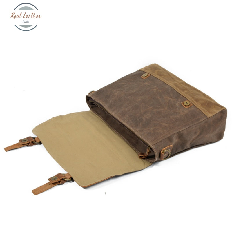 Genuine Leather Retro Messenger Bag Bags