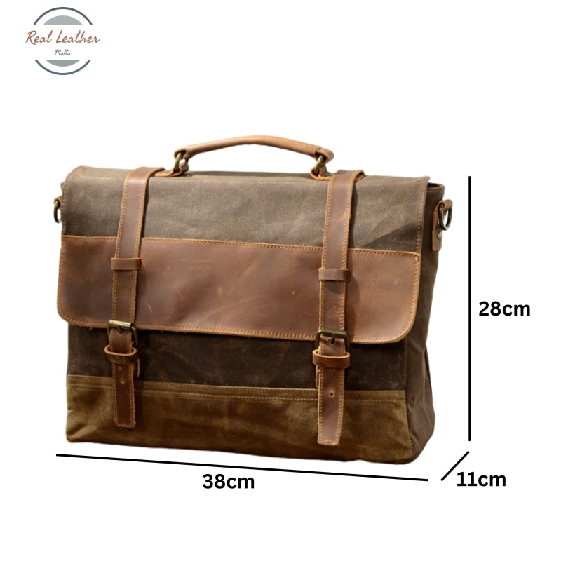 Genuine Leather Retro Messenger Bag Bags