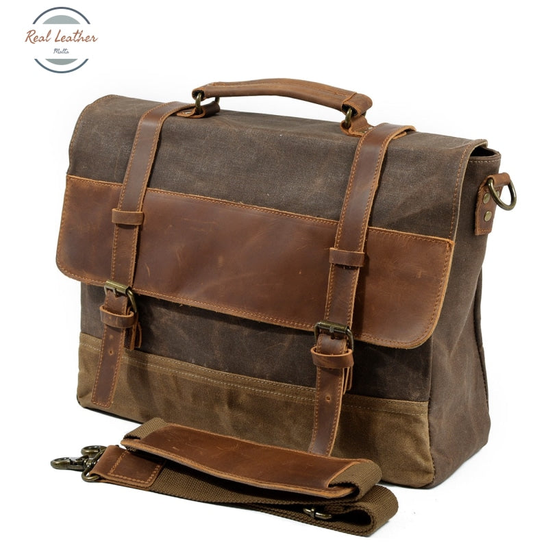 Genuine Leather Retro Messenger Bag Bags