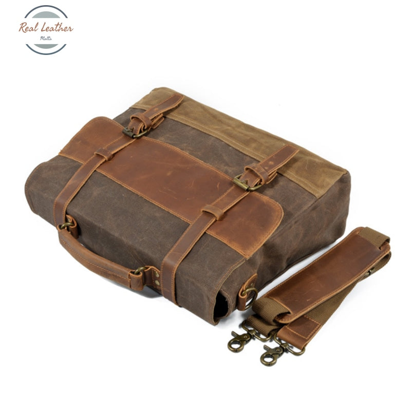 Genuine Leather Retro Messenger Bag Bags