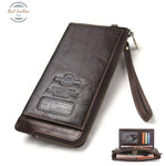 Genuine Leather Rfid Clutch Wallet