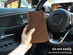 Genuine Leather Rfid Vintage Long Wallet