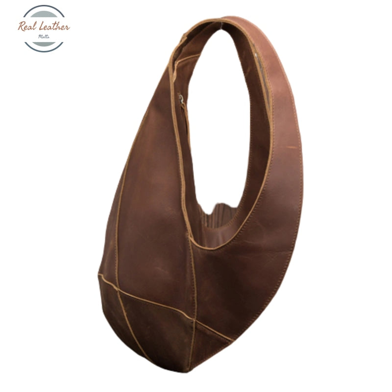 Genuine Leather Shoulder Back-Pack Pouch Backpacks