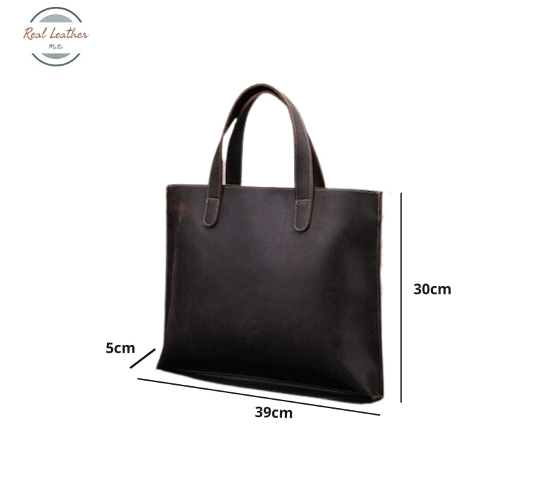 Genuine Leather Slim Briefcase Briefcases