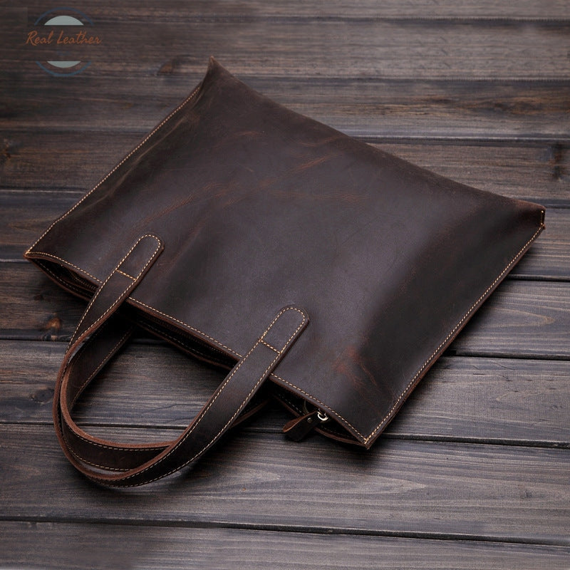 Genuine Leather Slim Briefcase Briefcases