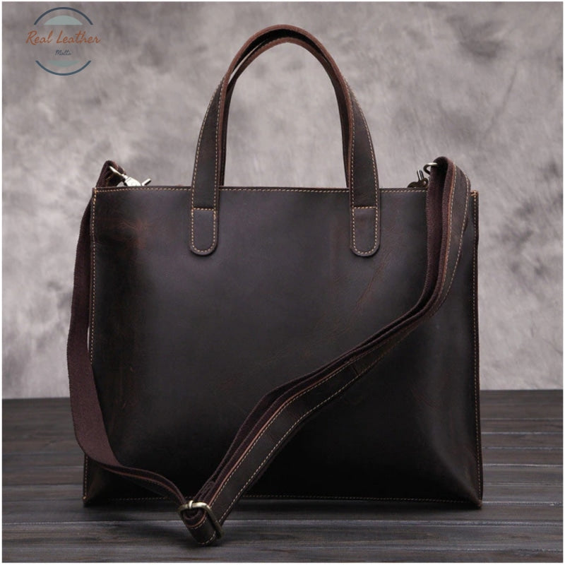 Genuine Leather Slim Briefcase Briefcases
