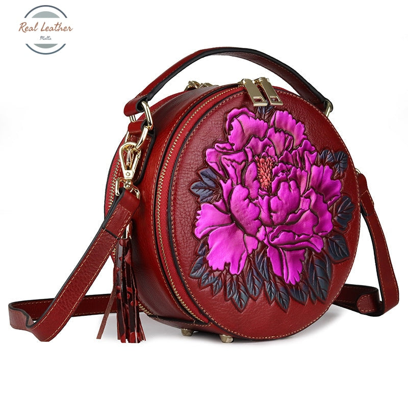 Genuine Leather Small Women Shoulder Bag