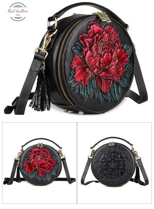 Genuine Leather Small Women Shoulder Bag