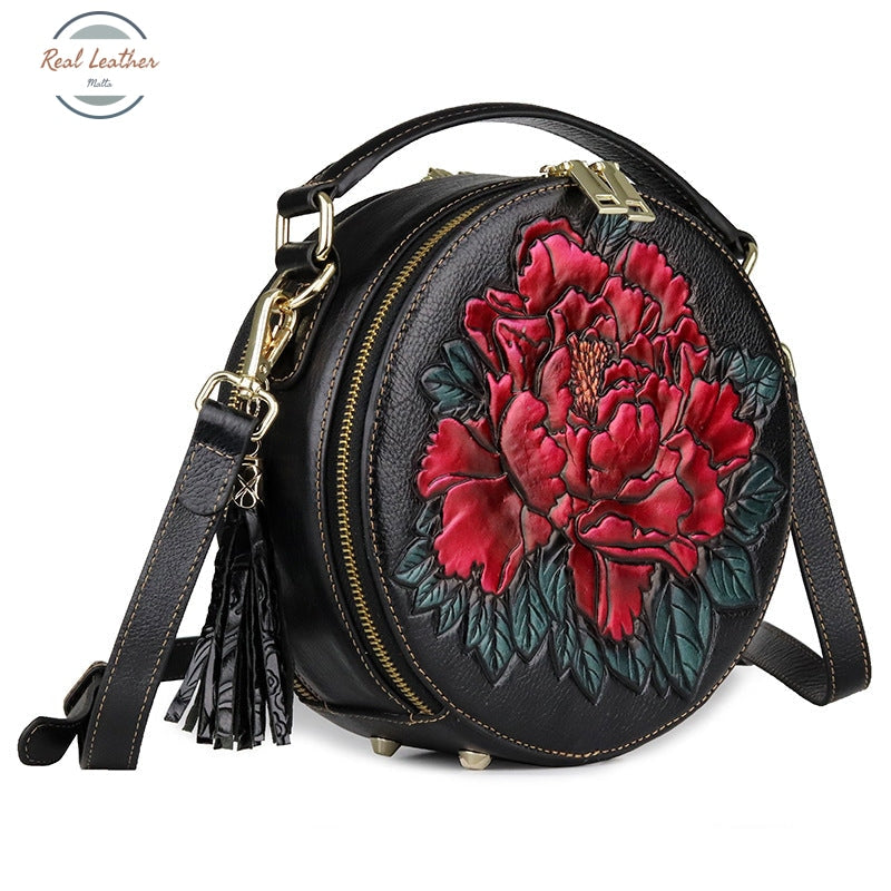 Genuine Leather Small Women Shoulder Bag