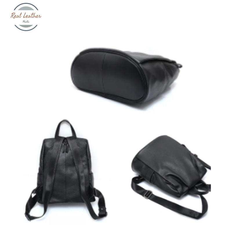 Genuine Leather Soft Outdoor Backpack Backpacks